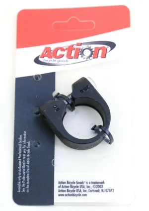 Action 28.6mm / 1-1/8" Road BMX MTB Bicycle Seatpost Clamp Aluminum Black NEW