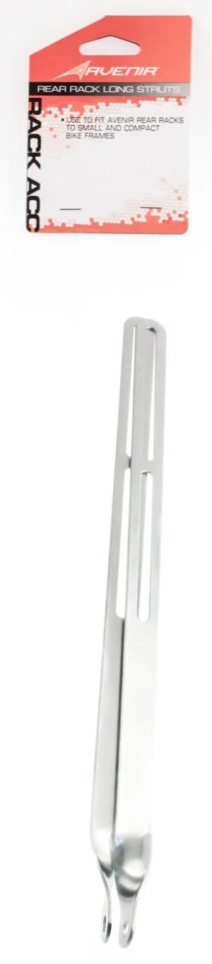 AVENIR Rear Rack Long Struts Steel for Rear Bike Bicycle Racks Silver NEW