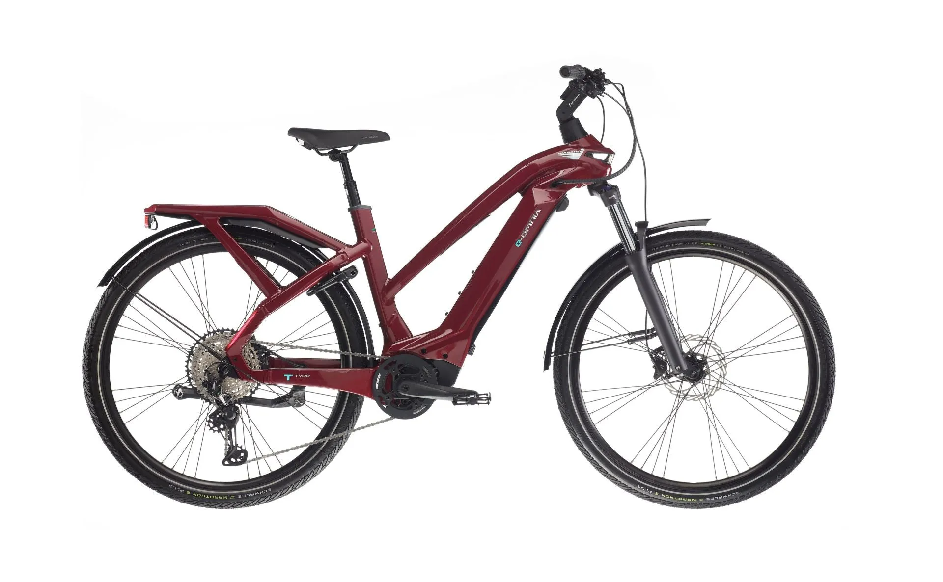Bianchi E-Omnia T Type Step-Through 2022 - Shimano XT 12sp - VELOMANN EBIKE MAXX 29" - 622X25C