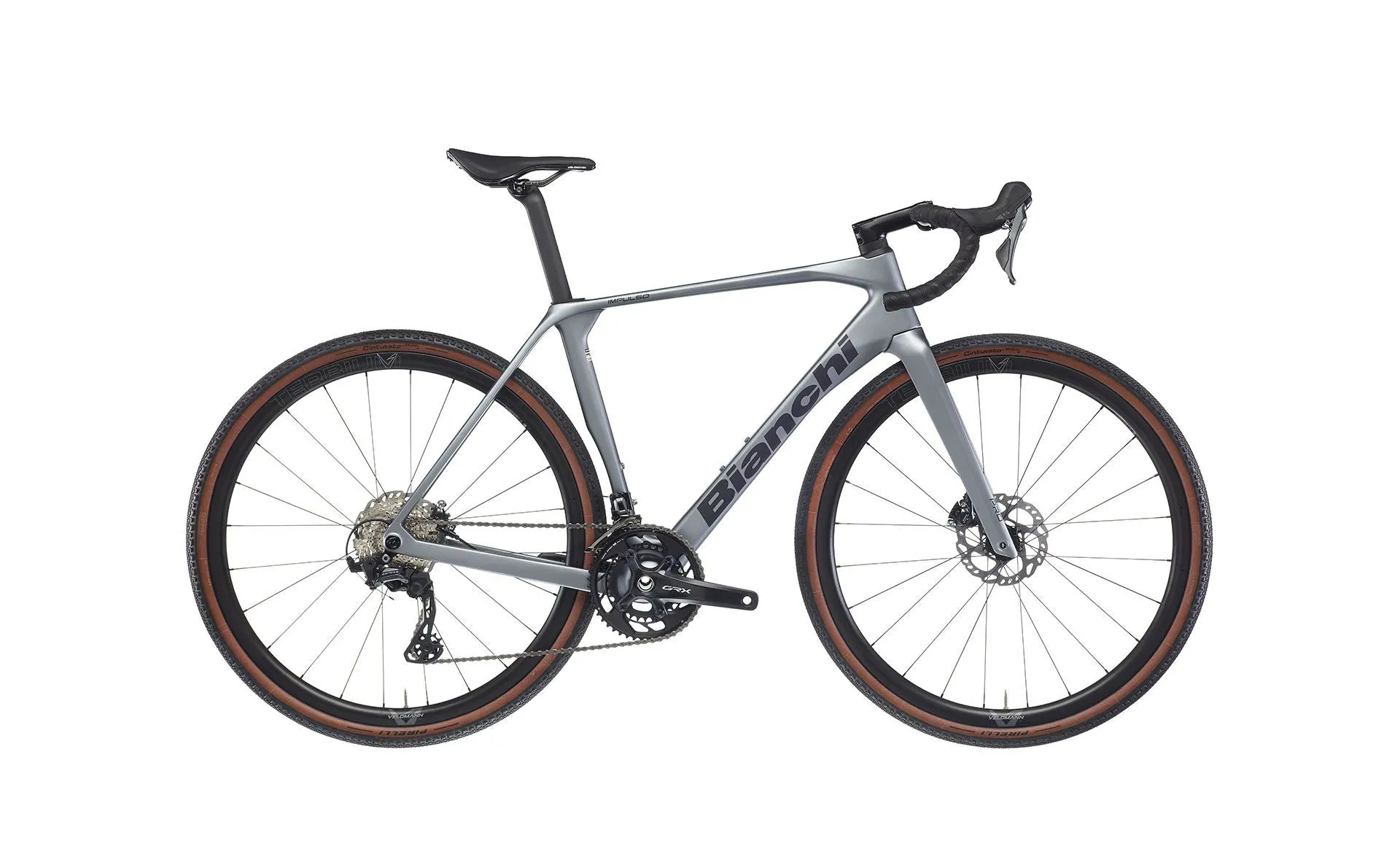 Bianchi Impulso Pro 2024 - Shimano GRX 820 ST-RX820 - Shimano SM-RT70 IceTech Hub