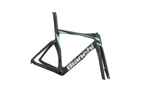 Bianchi Oltre RC Frameset 2023 - Di2 - Manubrio Aero integrato, materiale Carbonio, drop 125mm, reach 80mm, compatibile Di2
