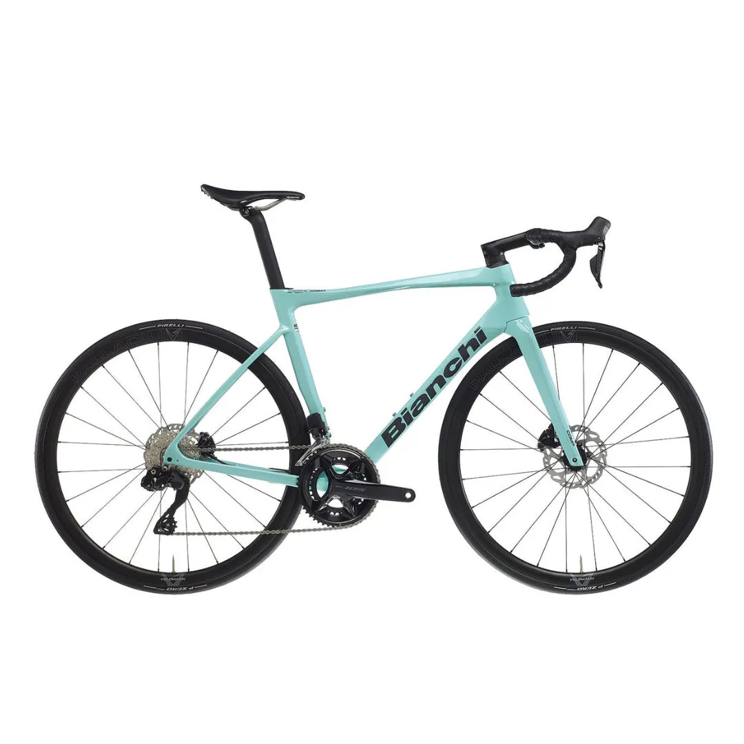 Bianchi Specialissima COMP 2024 - Shimano Ultegra Di2 2x12sp - Velomann Palladium 33mm