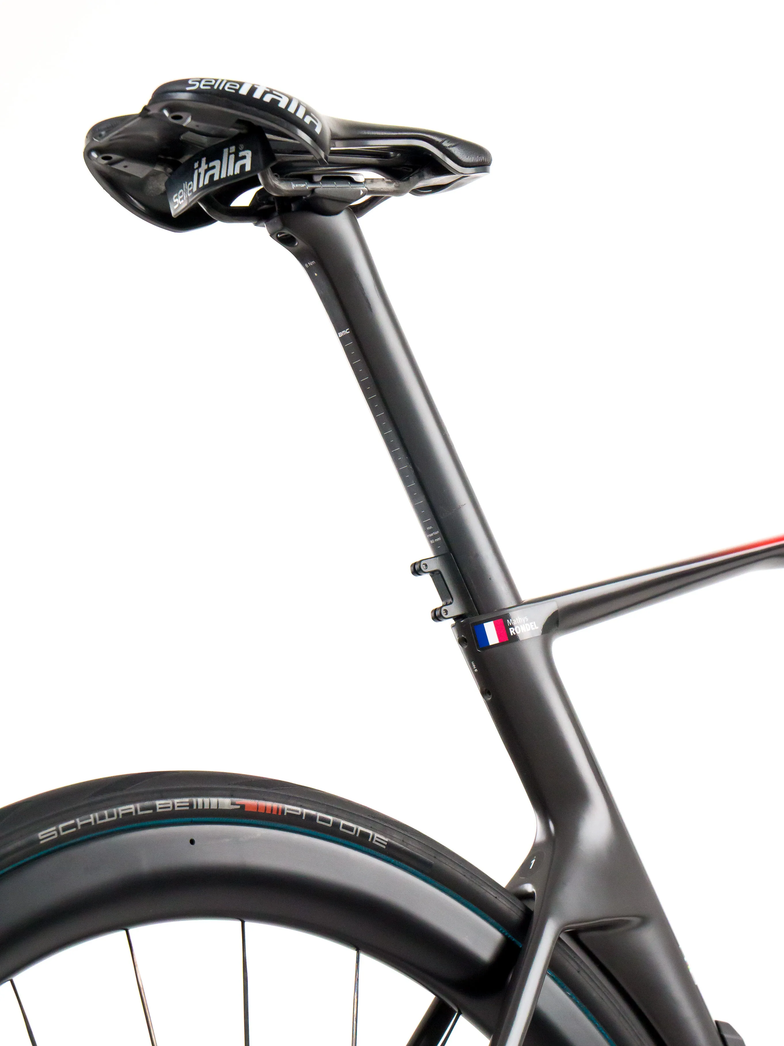 BMC Teammachine R 01 2024 Team Tudor Pro Cycling M. Rondel size 54 Sram Red eTap AXS 2x12sp