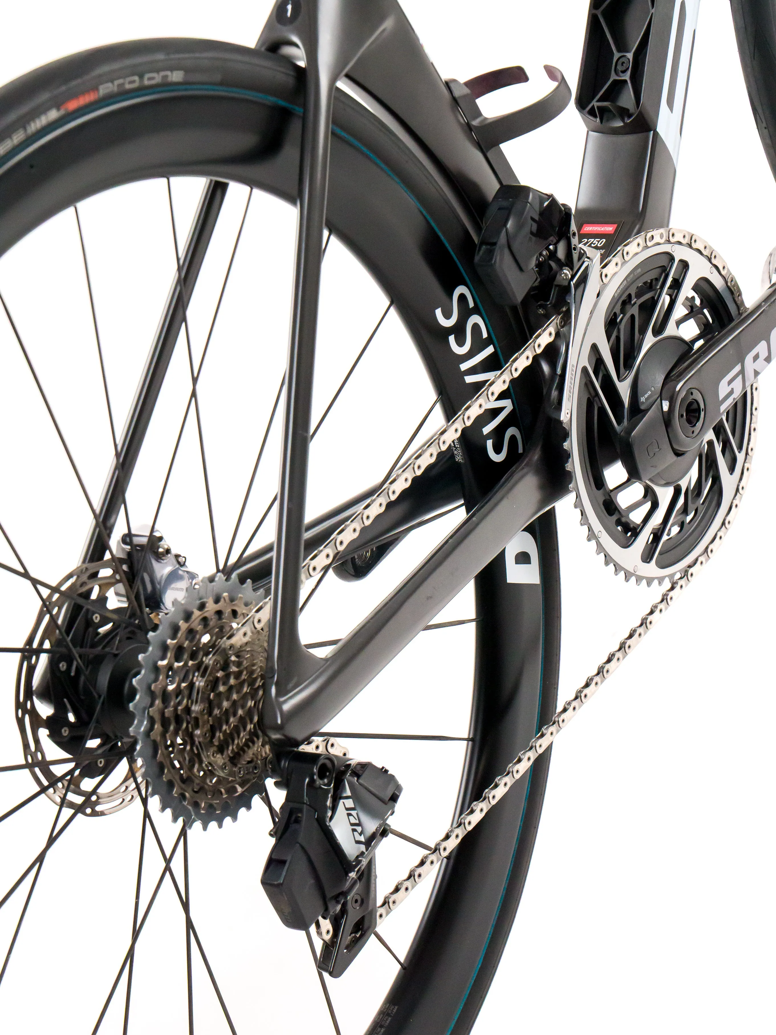 BMC Teammachine R 01 2024 Team Tudor Pro Cycling M. Rondel size 54 Sram Red eTap AXS 2x12sp