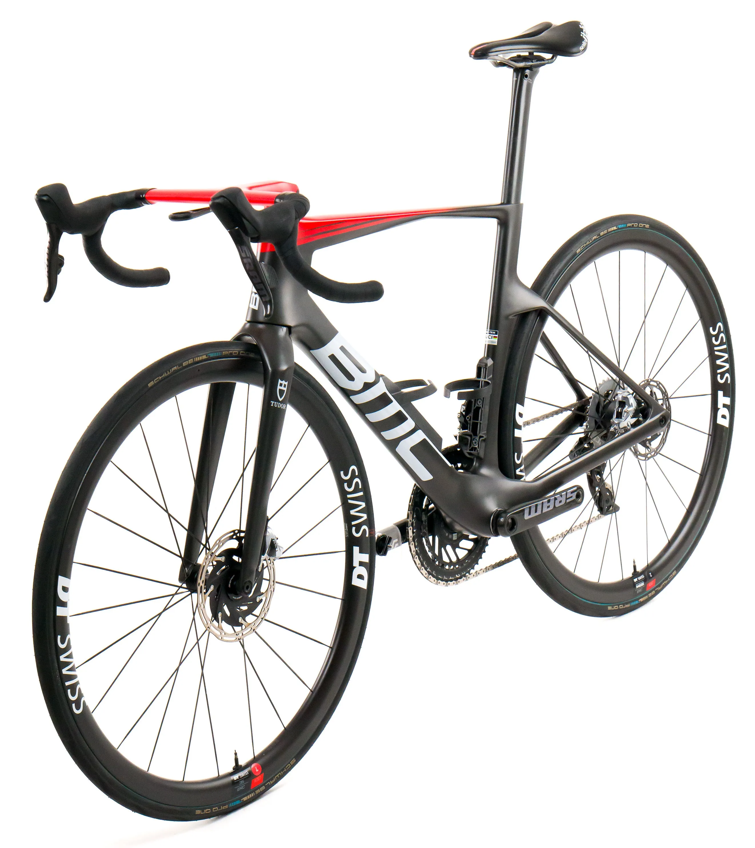 BMC Teammachine R 01 2024 Team Tudor Pro Cycling S. Changizi size 54 Sram Red eTap AXS 2x12sp