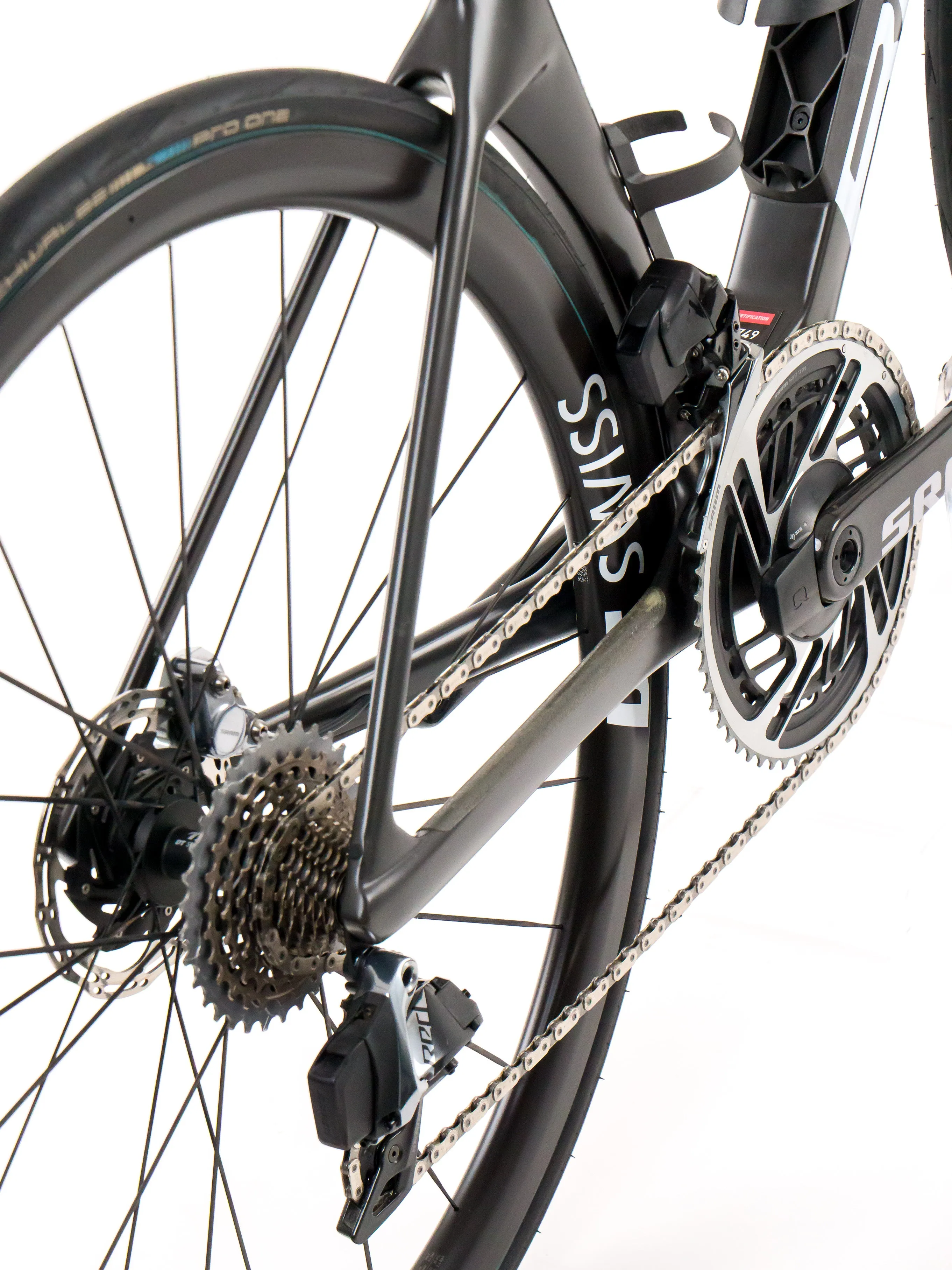 BMC Teammachine R 01 2024 Team Tudor Pro Cycling S. Changizi size 54 Sram Red eTap AXS 2x12sp