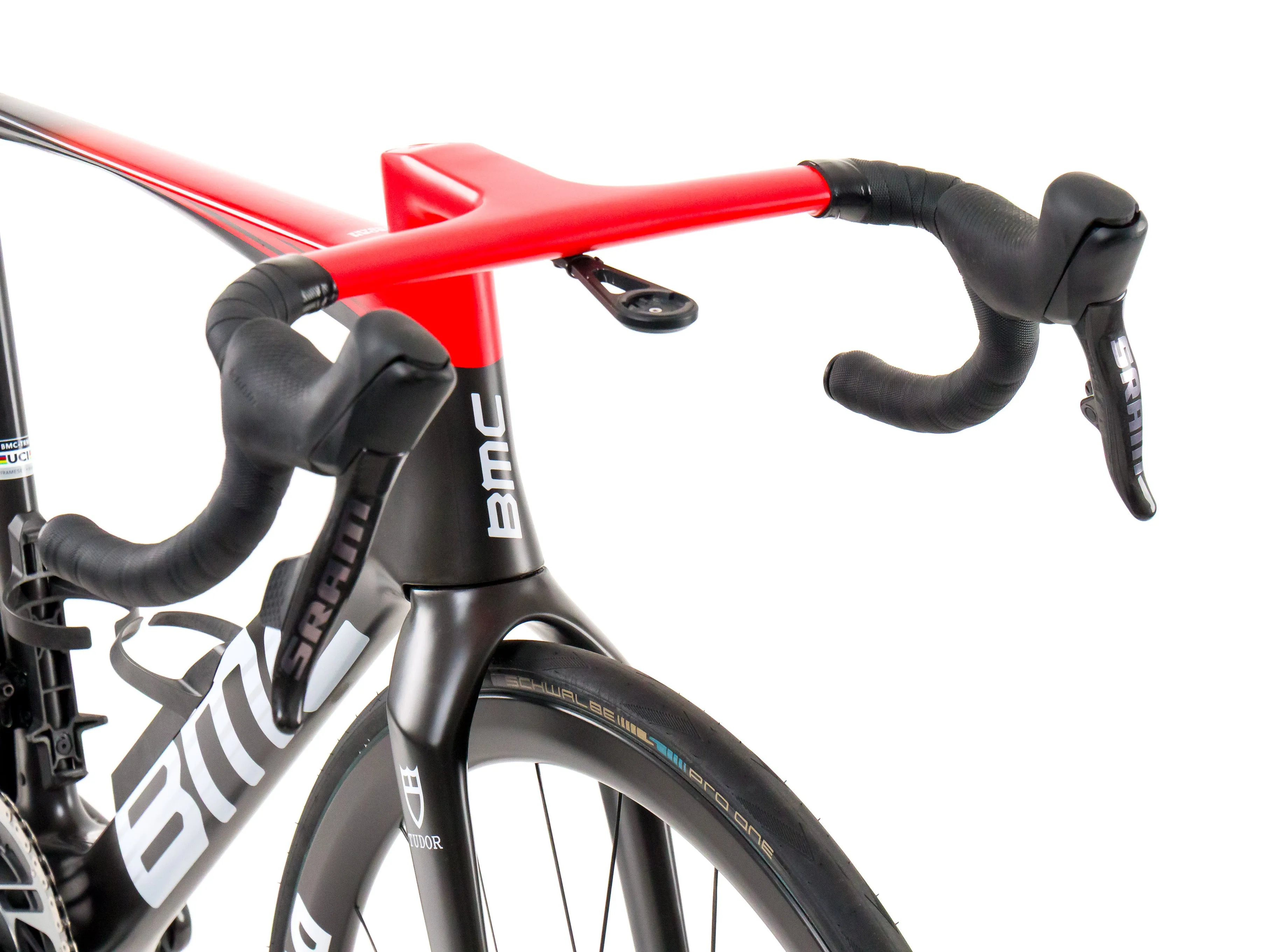BMC Teammachine R 01 2024 Team Tudor Pro Cycling S. Changizi size 54 Sram Red eTap AXS 2x12sp
