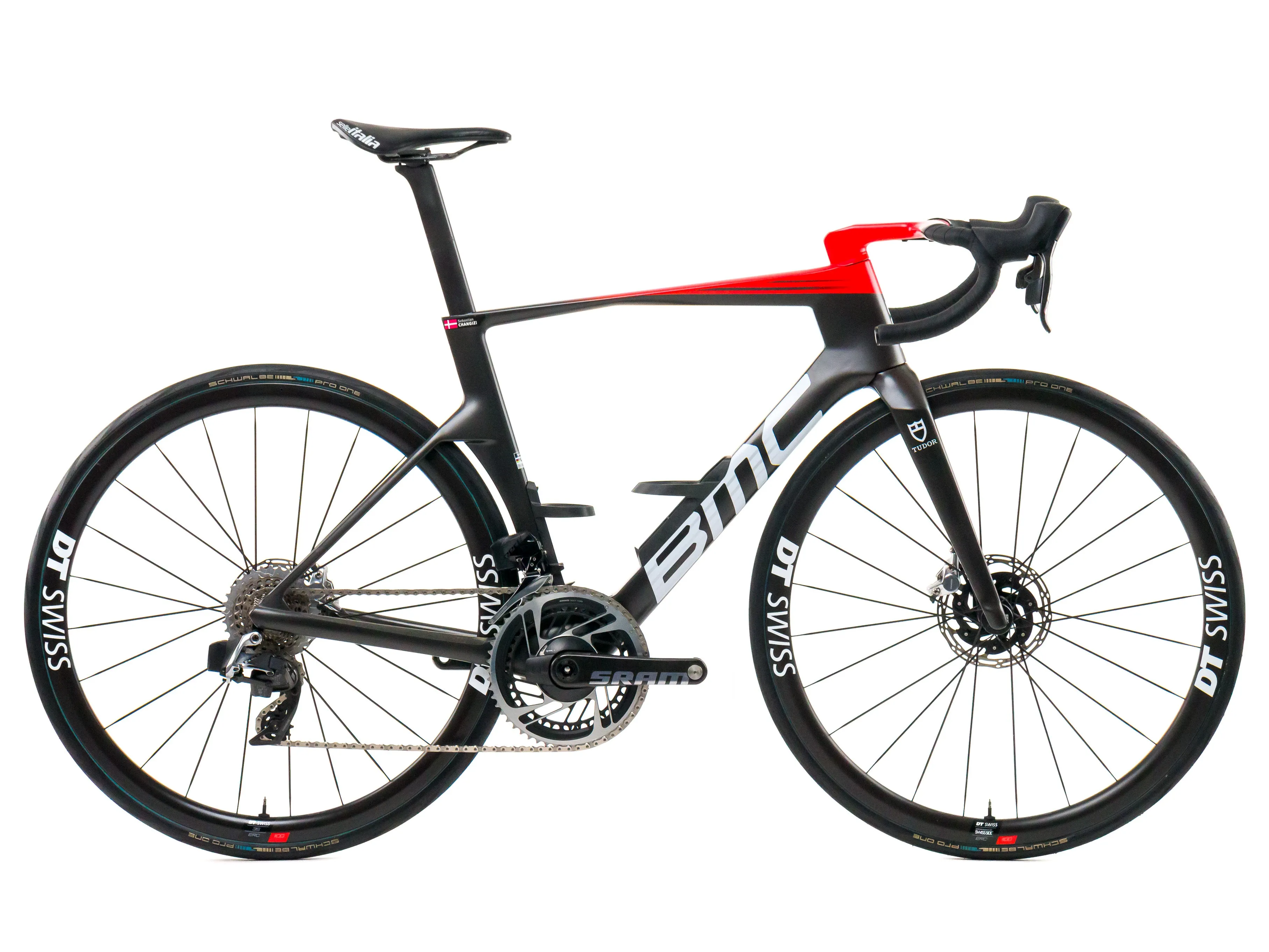 BMC Teammachine R 01 2024 Team Tudor Pro Cycling S. Changizi size 54 Sram Red eTap AXS 2x12sp