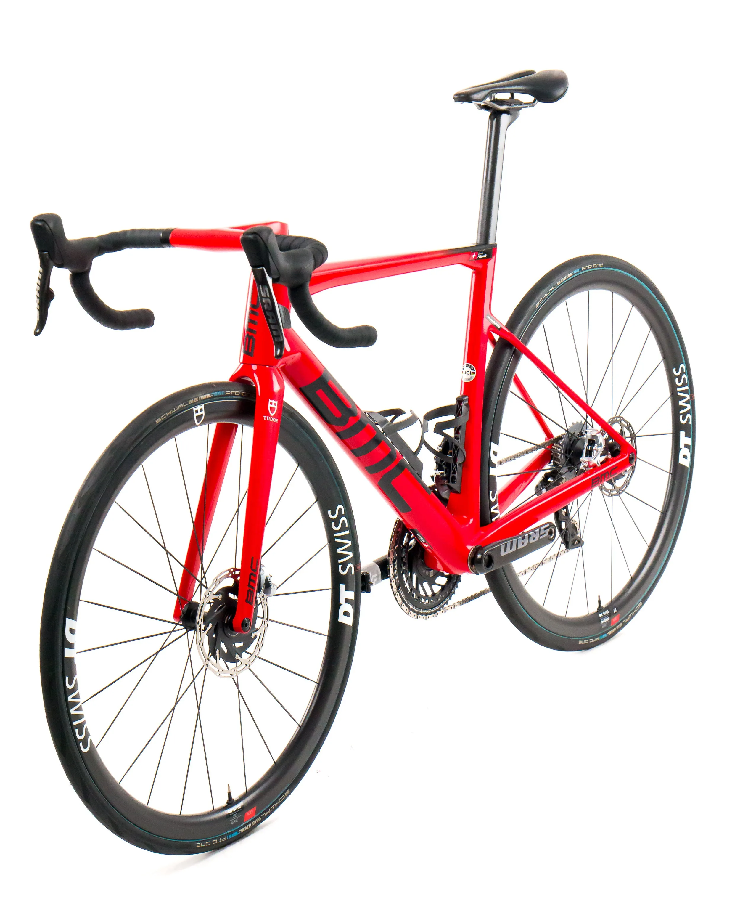 BMC Teammachine SLR01  2023 Team Tudor Pro Cycling S. Pellaud size 54 Sram Red eTap AXS 2x12sp