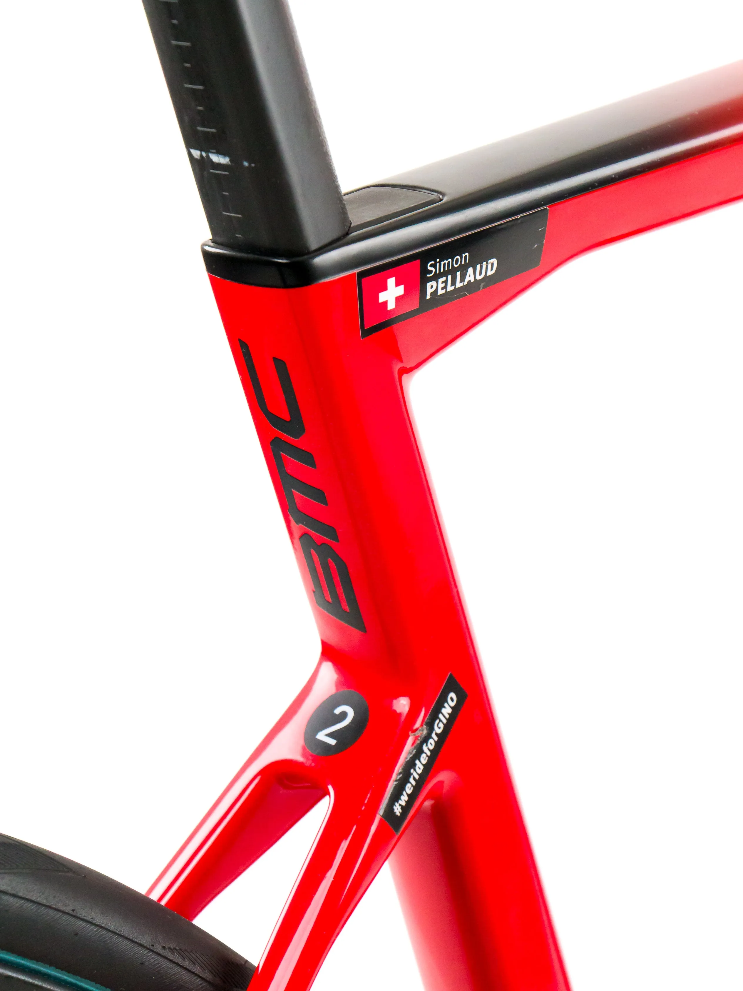 BMC Teammachine SLR01  2023 Team Tudor Pro Cycling S. Pellaud size 54 Sram Red eTap AXS 2x12sp