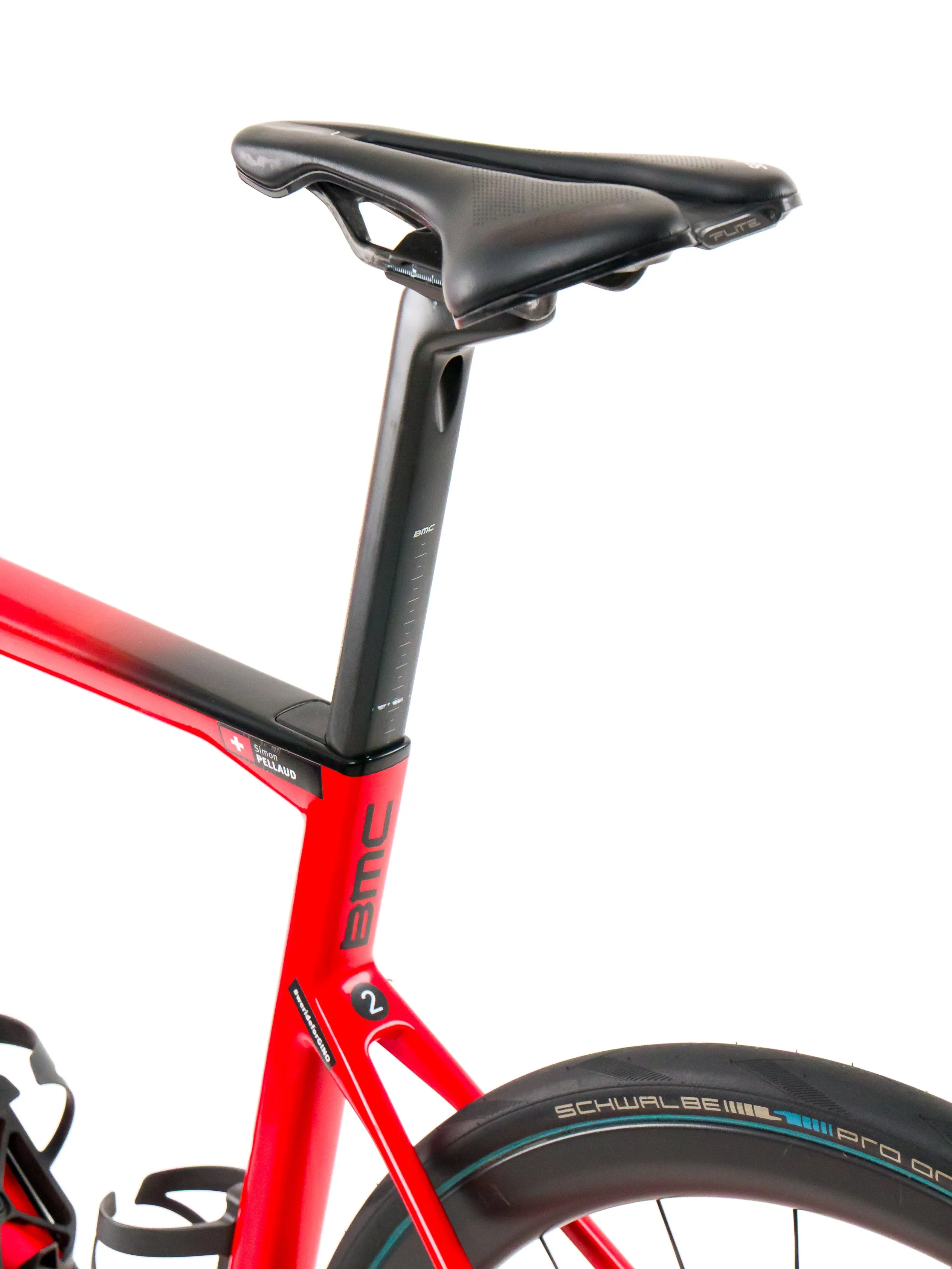 BMC Teammachine SLR01  2023 Team Tudor Pro Cycling S. Pellaud size 54 Sram Red eTap AXS 2x12sp