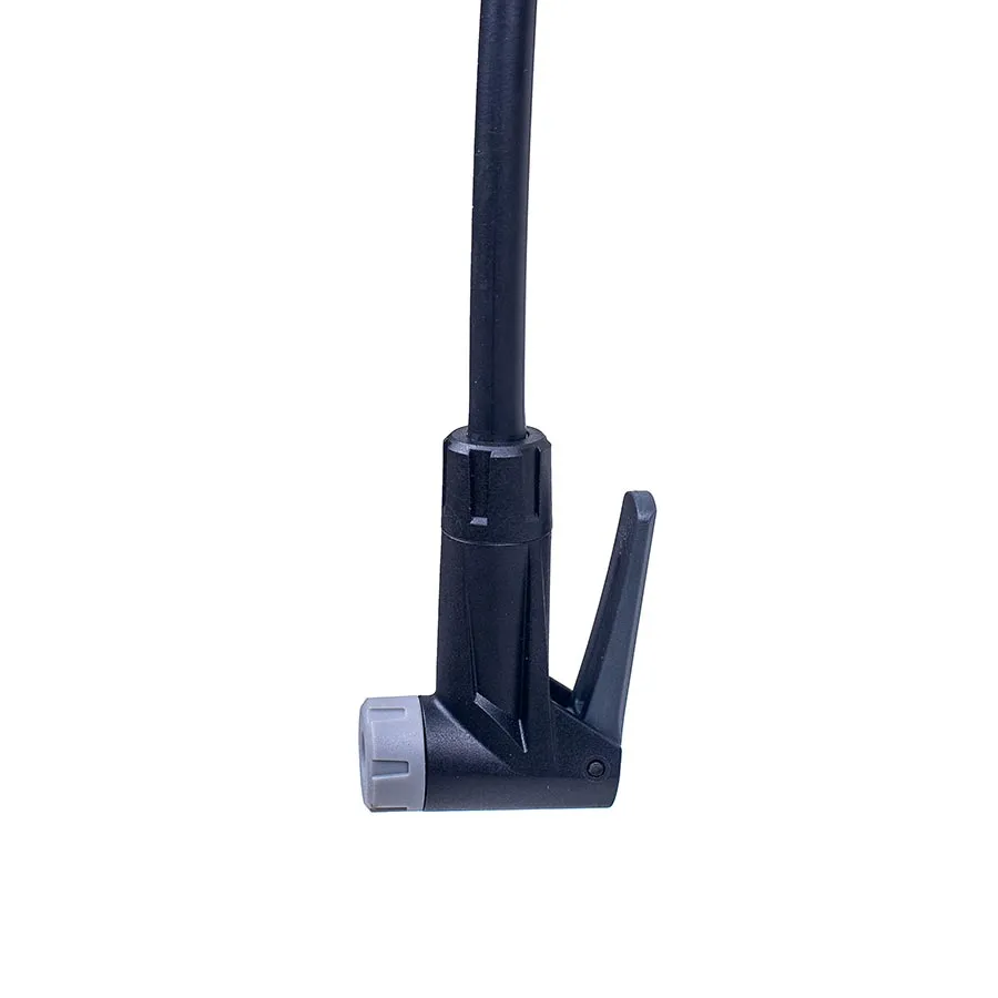 EVO Hurricane Comp Floor Pump SmartHead 180psi Black/Silver