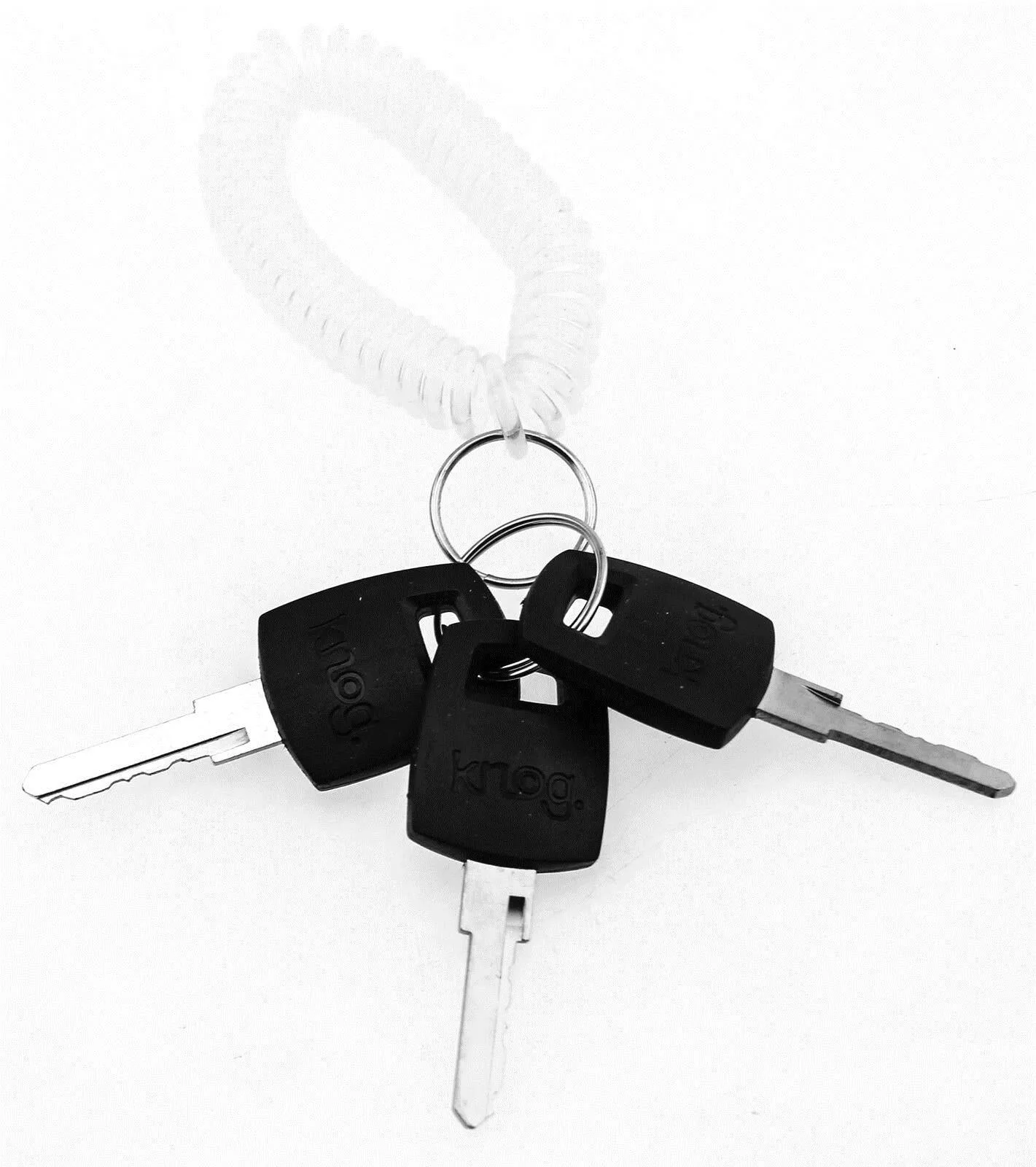 Knog Kabana Cable Bike Lock 740mm Keyed Black Silicone Steel Cable New