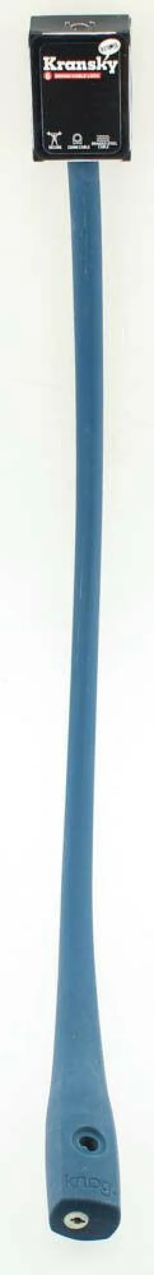 KNOG KRANSKY 6 880mm Cable Bike Lock 3 Key Indigo 20mm Silicon Braided Steel NEW