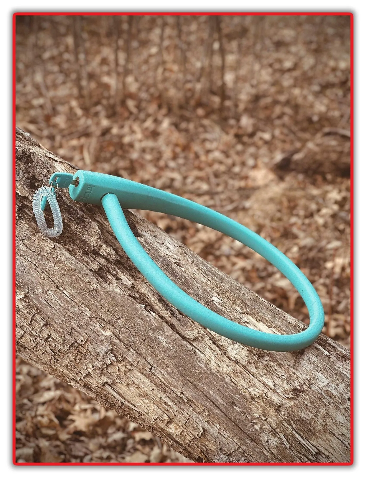 Knog Kransky 880mm Cable Bike Lock With Bracket Turquoise Silicone Steel New