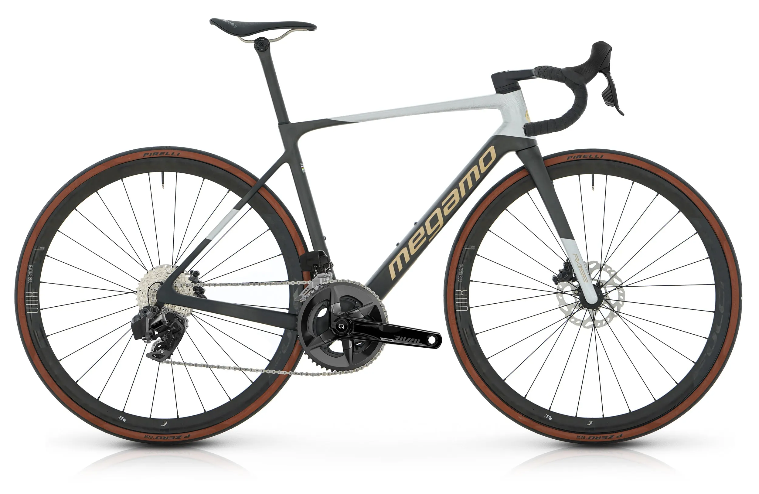 Megamo Raise 09 AXS 2025 - Sram Rival AXS 2x12sp - Fulcrum Racing 800