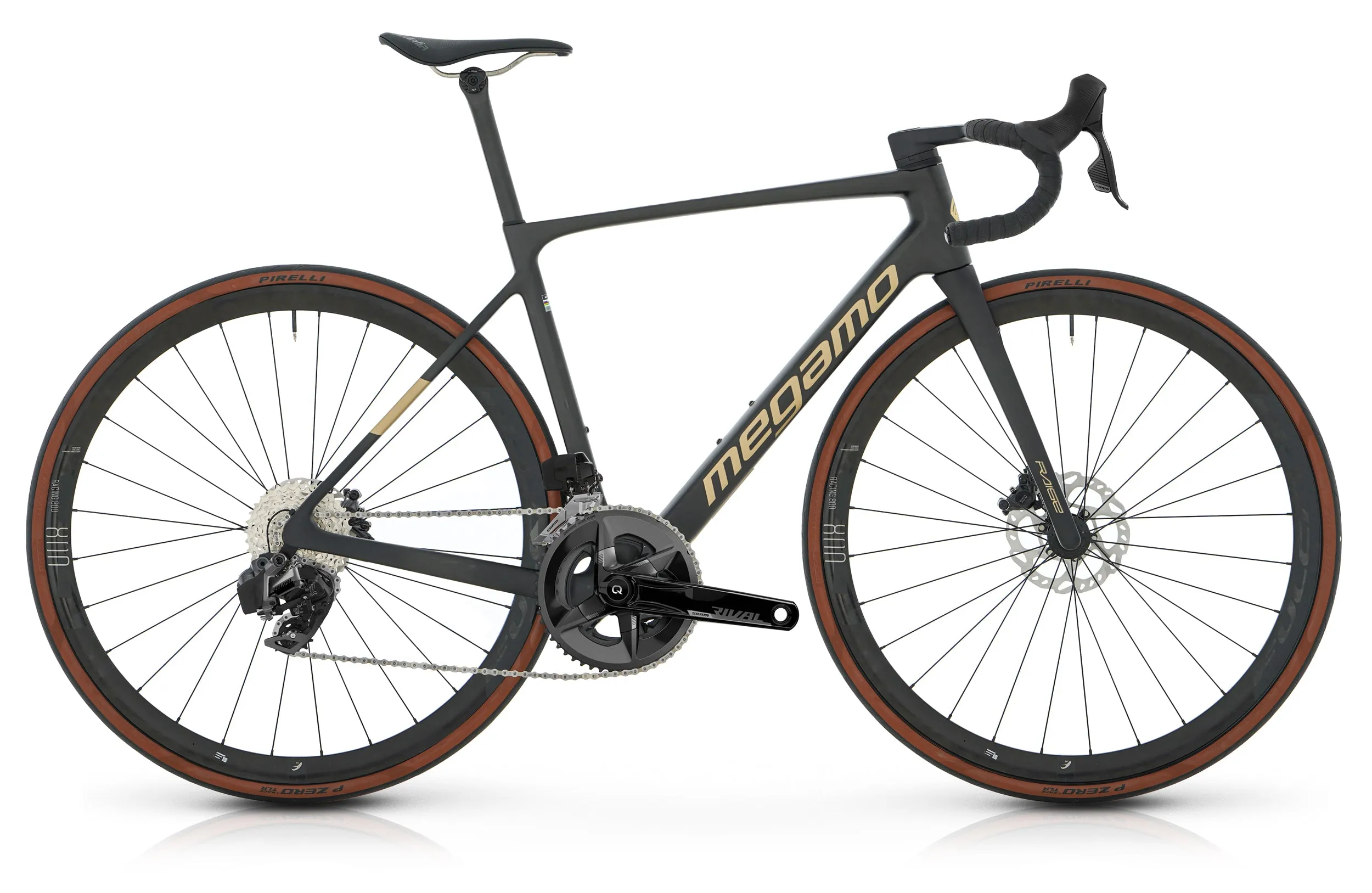Megamo Raise 09 AXS 2025 - Sram Rival AXS 2x12sp - Fulcrum Racing 800