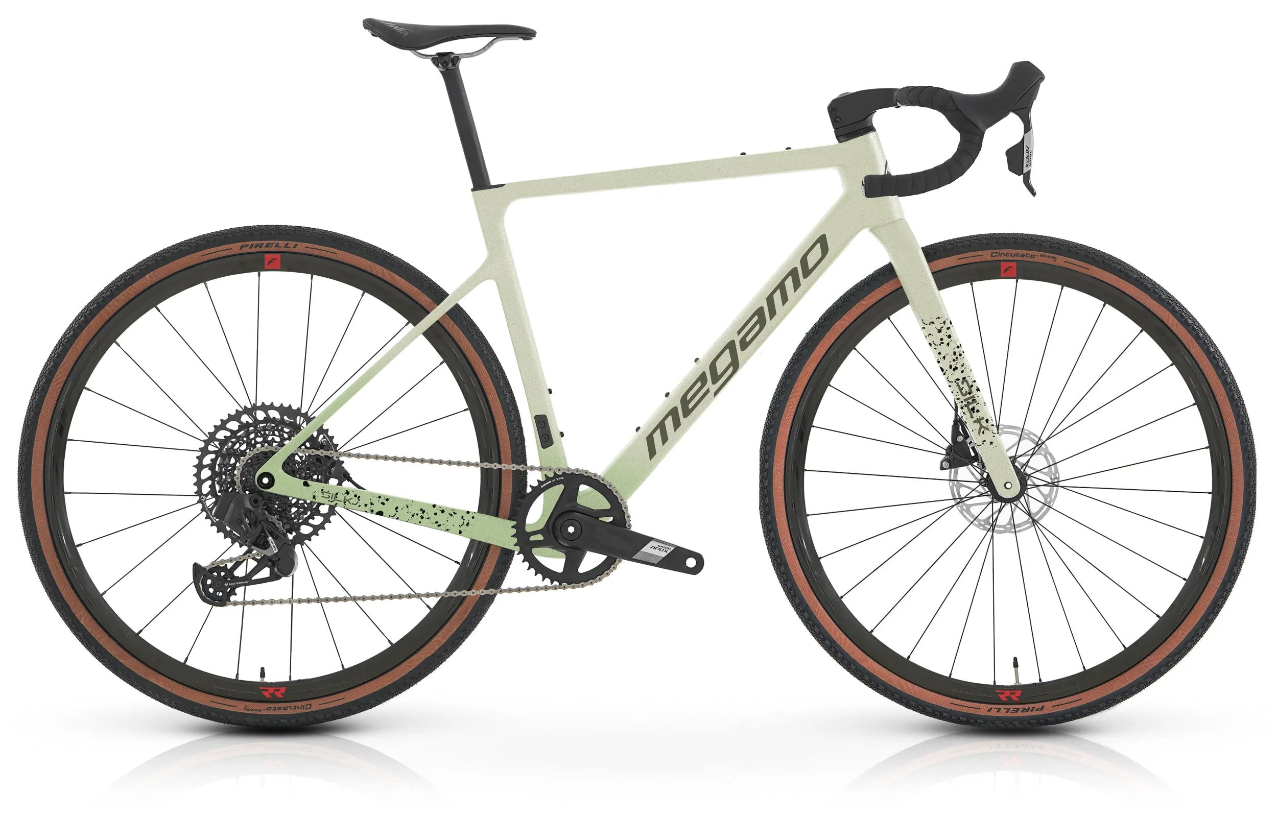 Megamo Silk AXS 05 2024 - Sram X1 Eagle AXS 1x12sp - Fulcrum Rapid Red 300