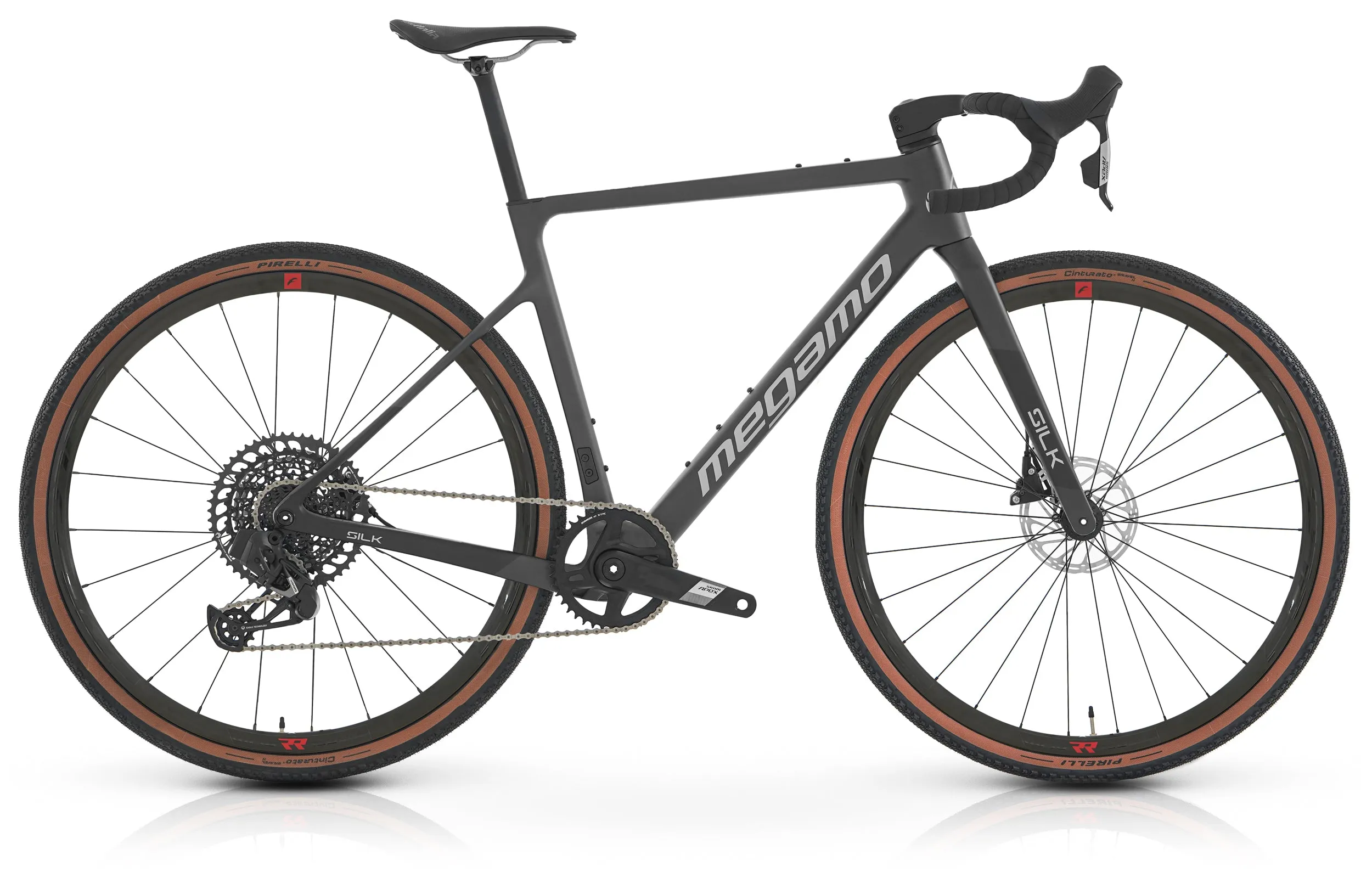 Megamo Silk AXS 05 2024 - Sram X1 Eagle AXS 1x12sp - Fulcrum Rapid Red 300