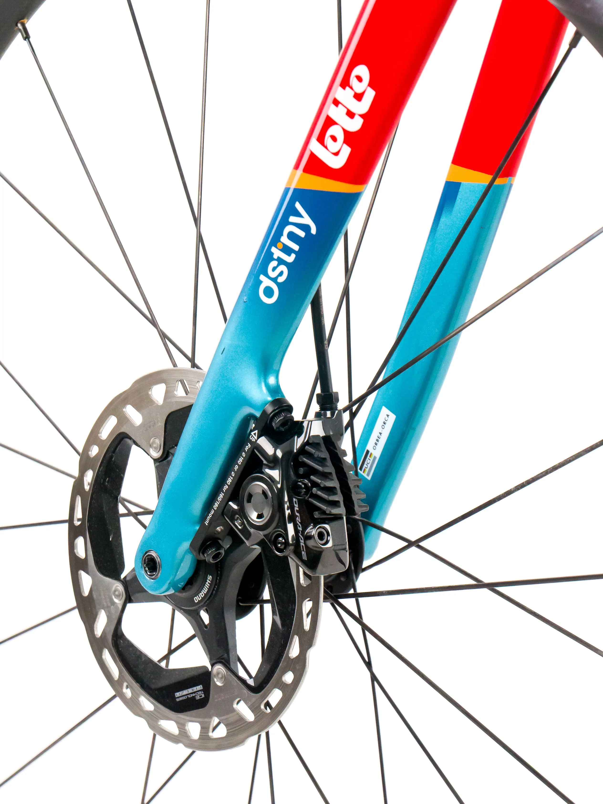 Orbea Orca OMX 2024 Team Lotto Dstny M. De Ceuster 2 size 57 Shimano Dura-Ace R9270 Di2 2x12sp