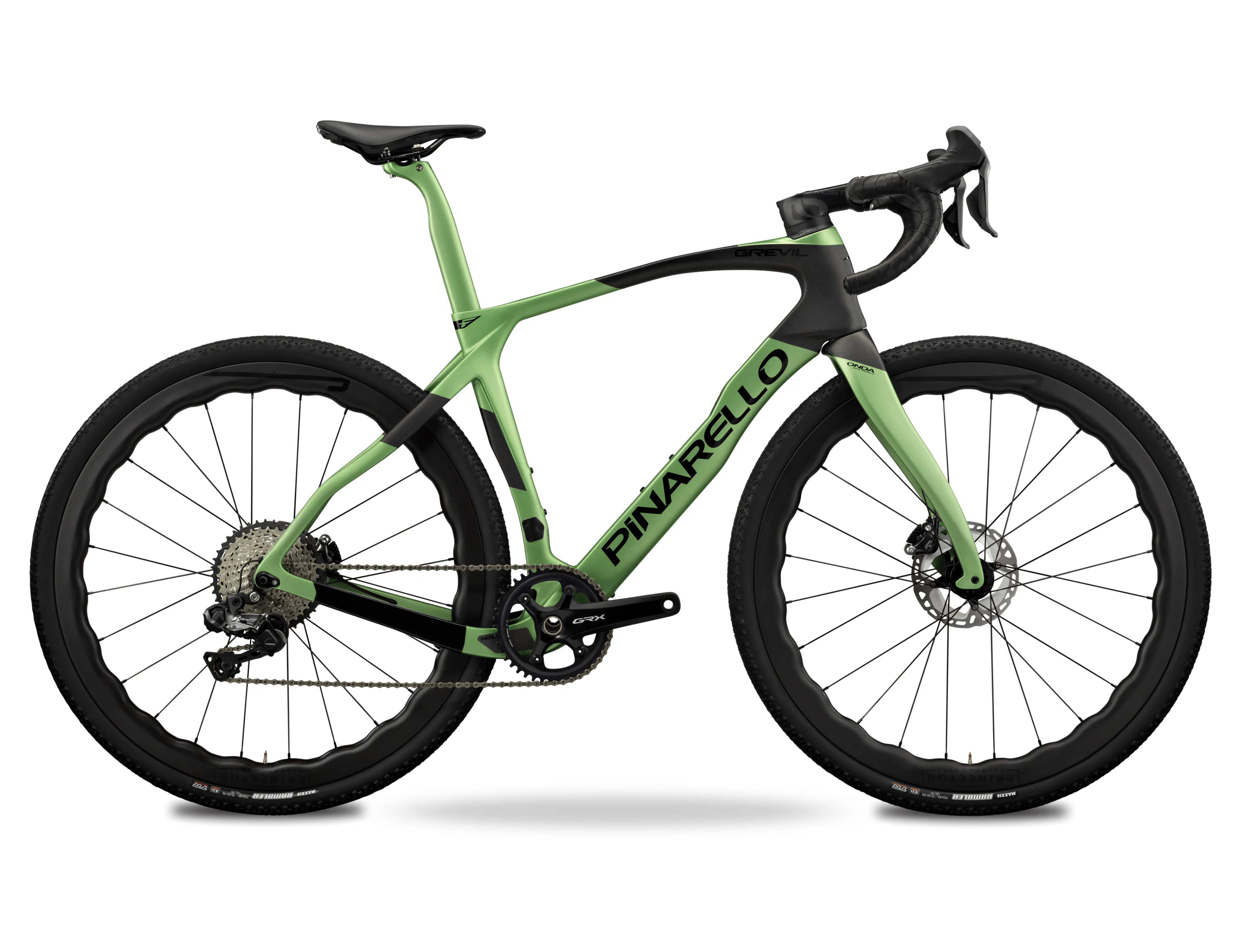 Pinarello Grevil F9 2024 - Shimano GRX Di2 2x12sp - Princeton CarbonWorks Grit 4540